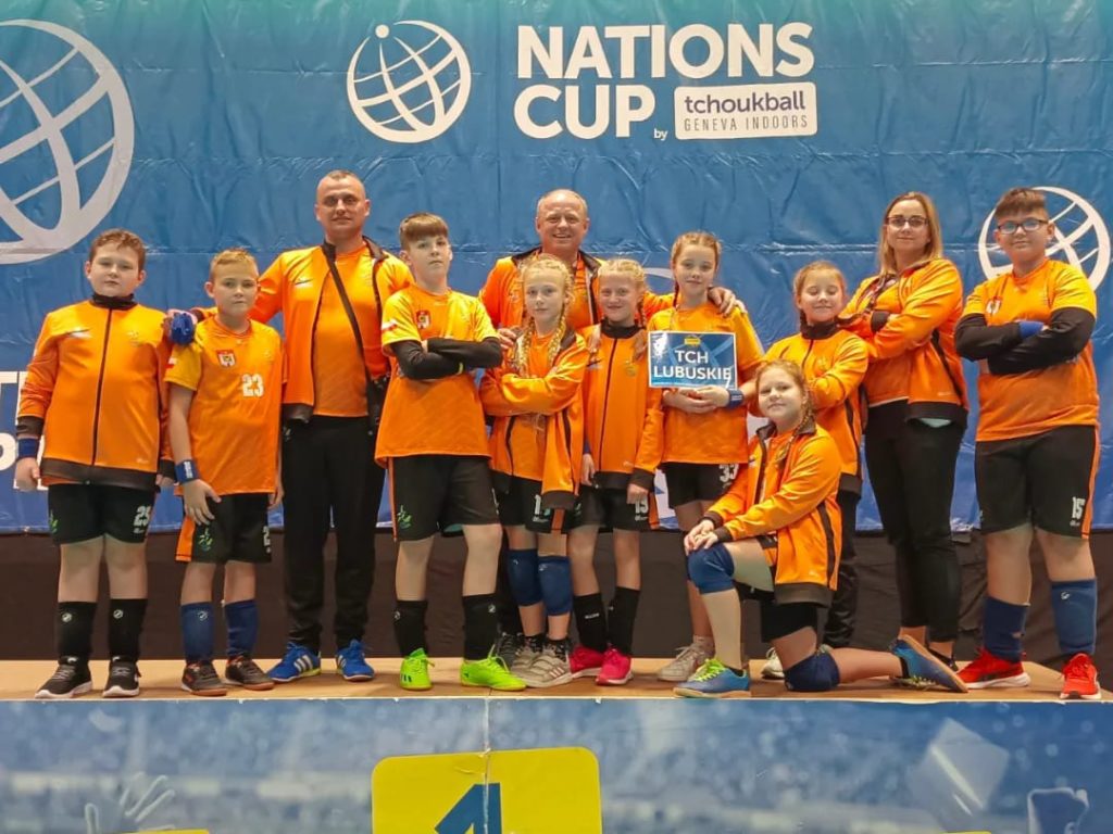 my na zawodach w Genewie - Tchoukball Geneva Indors