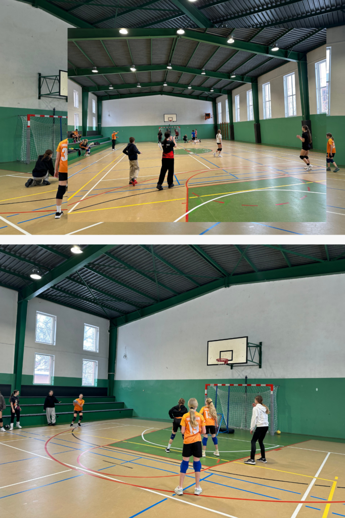 trening uczniów z Żar i Tchoukball Lubuskie