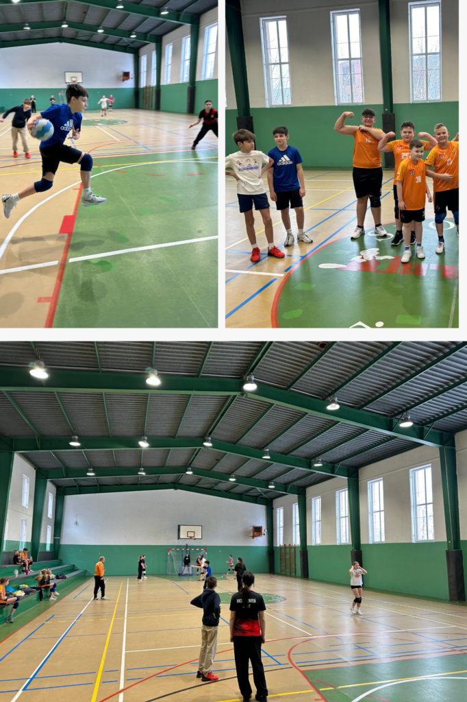 trening uczniów z Żar i Tchoukball Lubuskie