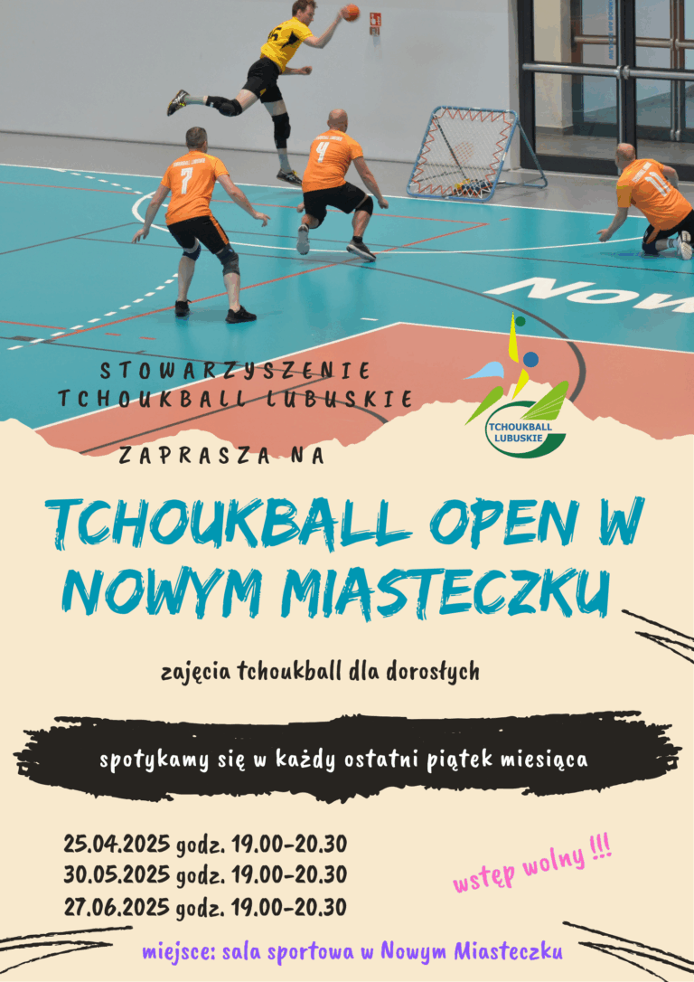 Tchoukball OPEN w Nowym Miasteczku – zapraszamy !!!