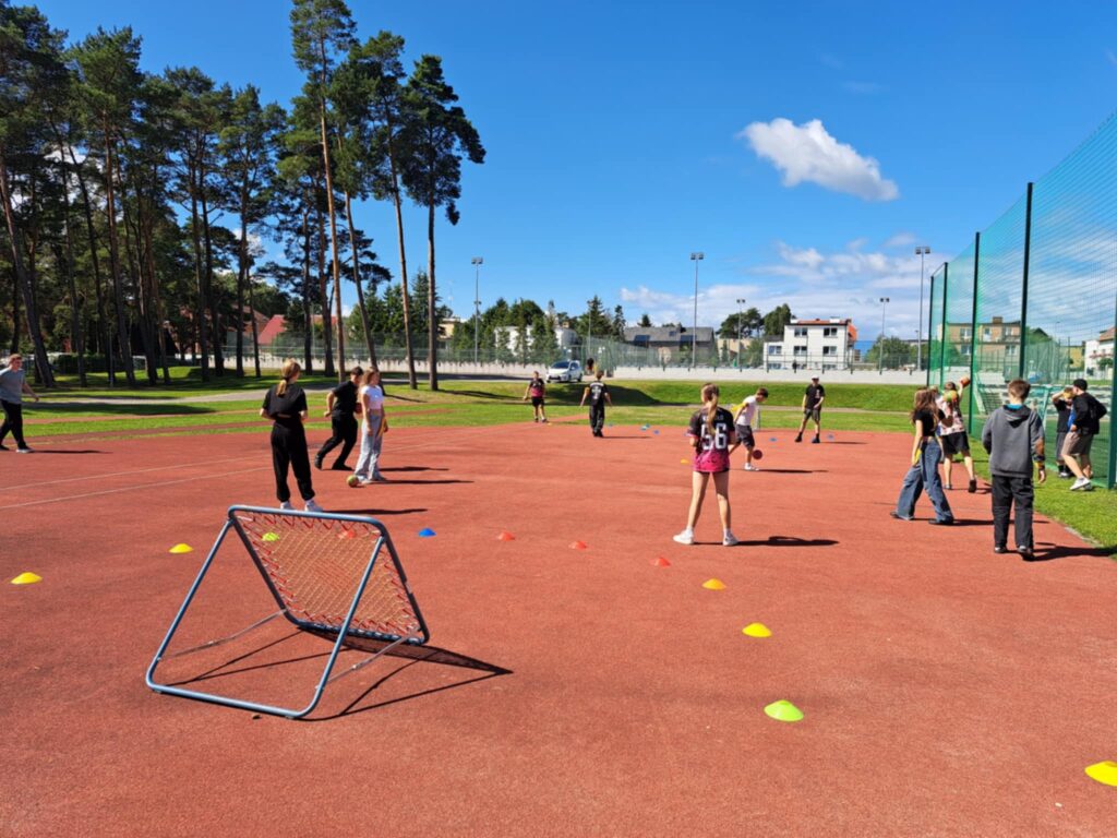 pokaz tchoukball w Pobierowie 