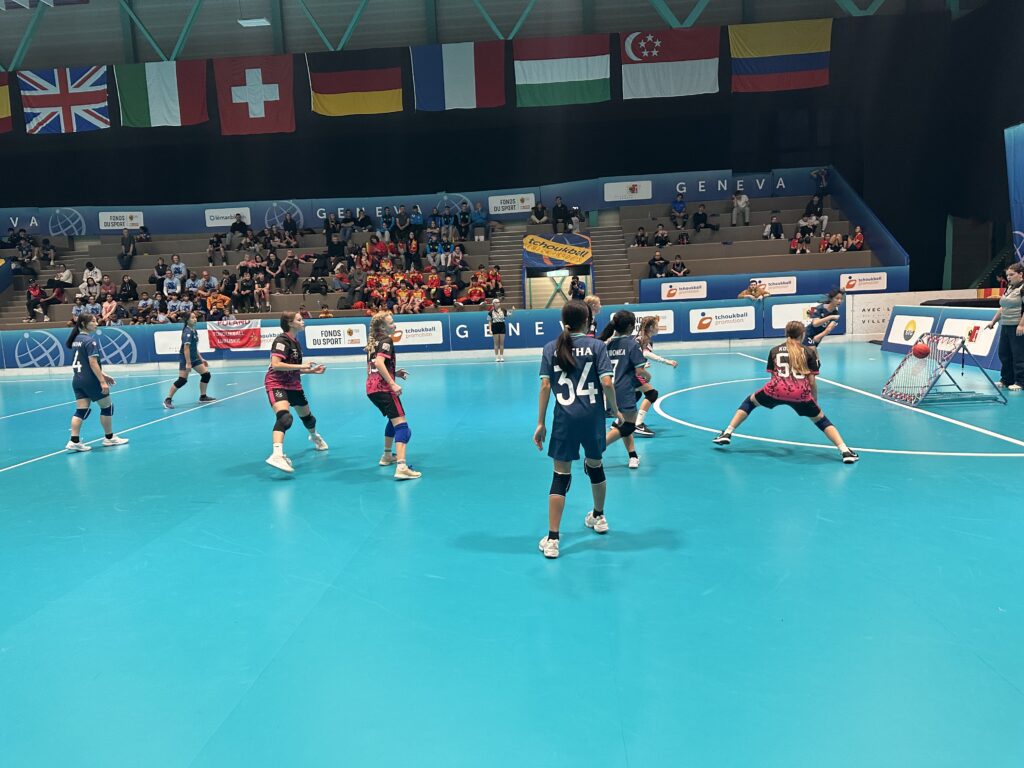 zawodnicy TL podczas Tchoukball Geneva Indoors 2025