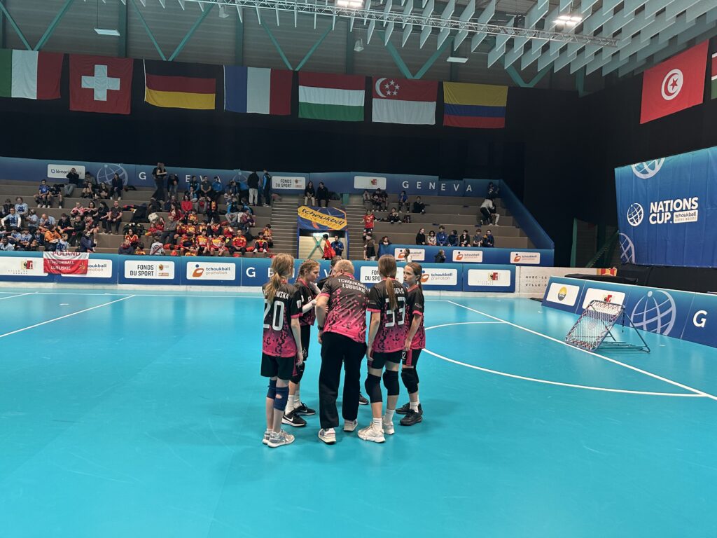 zawodnicy TL podczas Tchoukball Geneva Indoors 2025